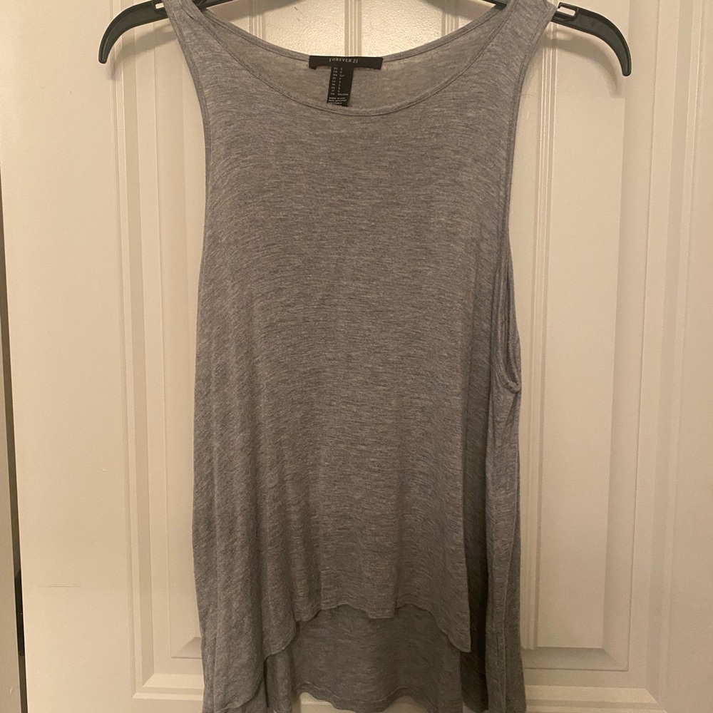 Forever 21 Heather Gray Tank Top